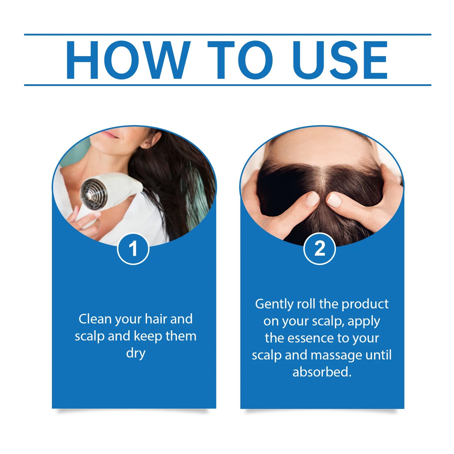 HOEGOA Aloes Ginger Hair Growth Oil Roller for Scalp Repair