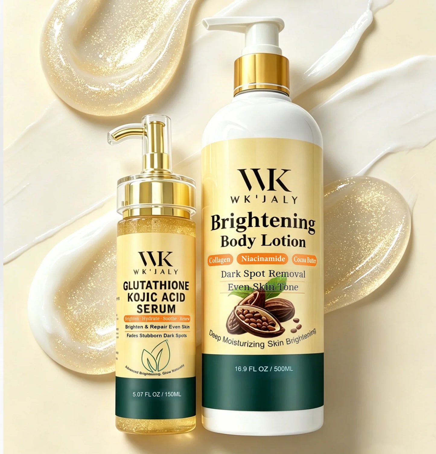 Wk Jaly Lightening Skin Care Kit For Acne And Spot Removal Treatment