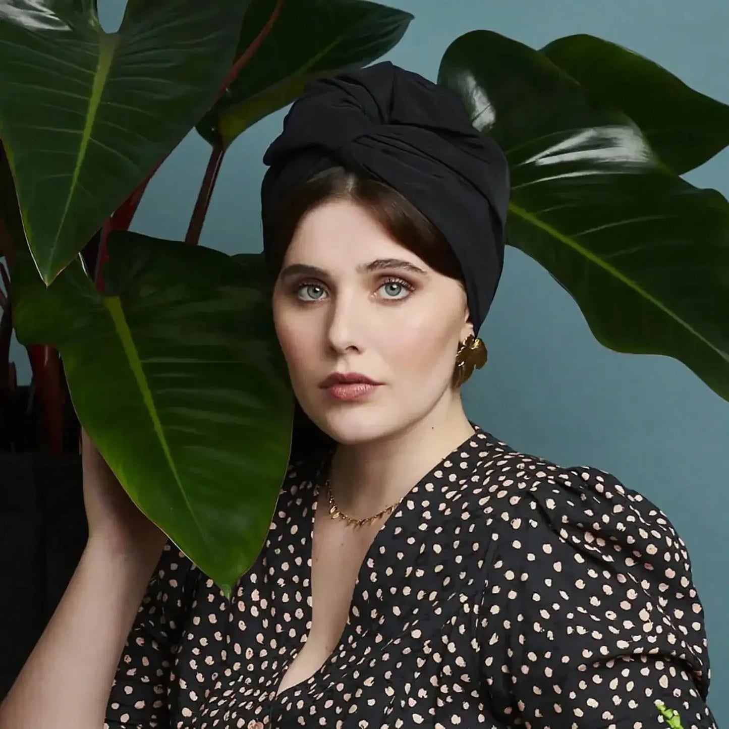 Vintage Soft French Turban Cotton Blend Head Wrap For Women
