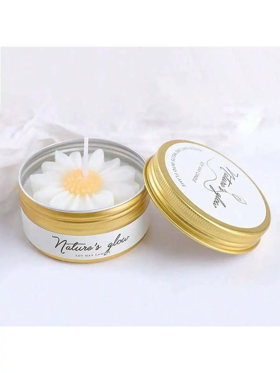 Little Iron Jar Chamomile Scented Soy Wax Aromatherapy Candle