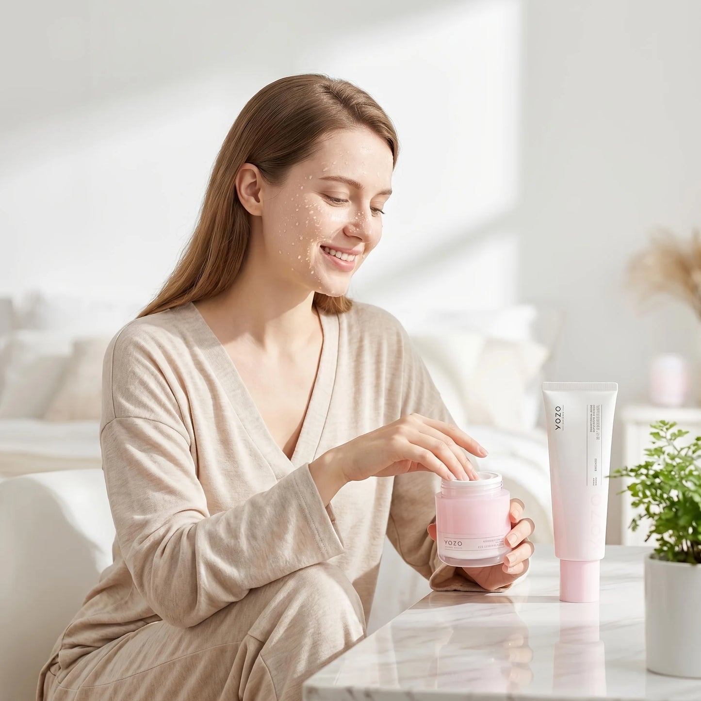 Deep Cleansing And Moisturizing Facial Skincare Duo Set