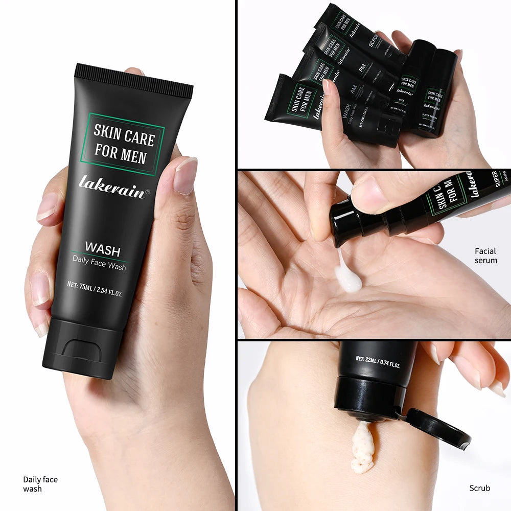 Ibccncndc Men Deep Cleansing Face Wash And Moisturizer Kit