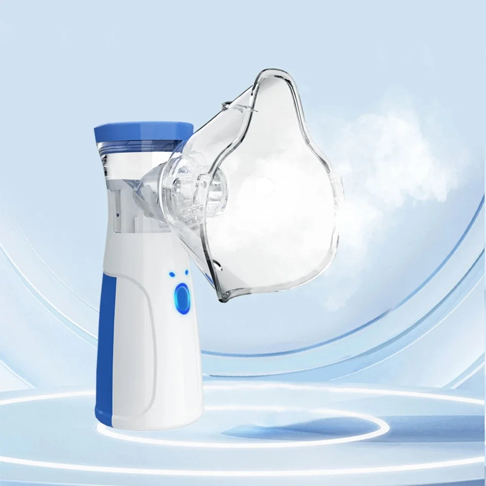 Mini Facial Steamer Rechargeable Silent Mesh Nebulizer for Skin Care
