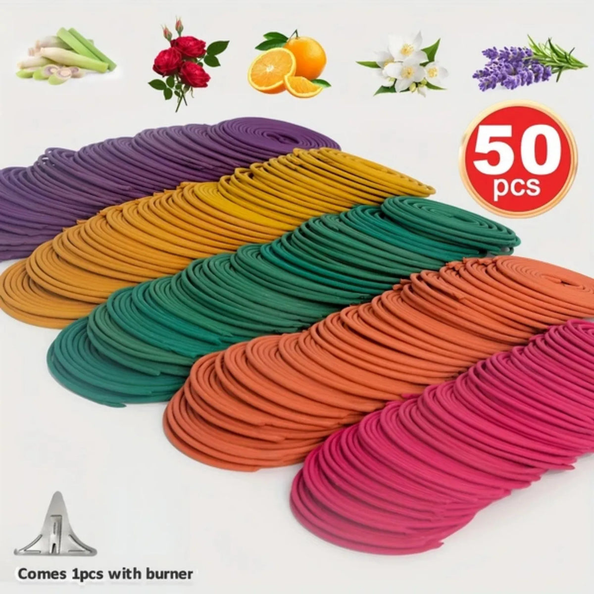 Aromatherapy Spiral Incense Coils For Yoga Meditation And Relaxation