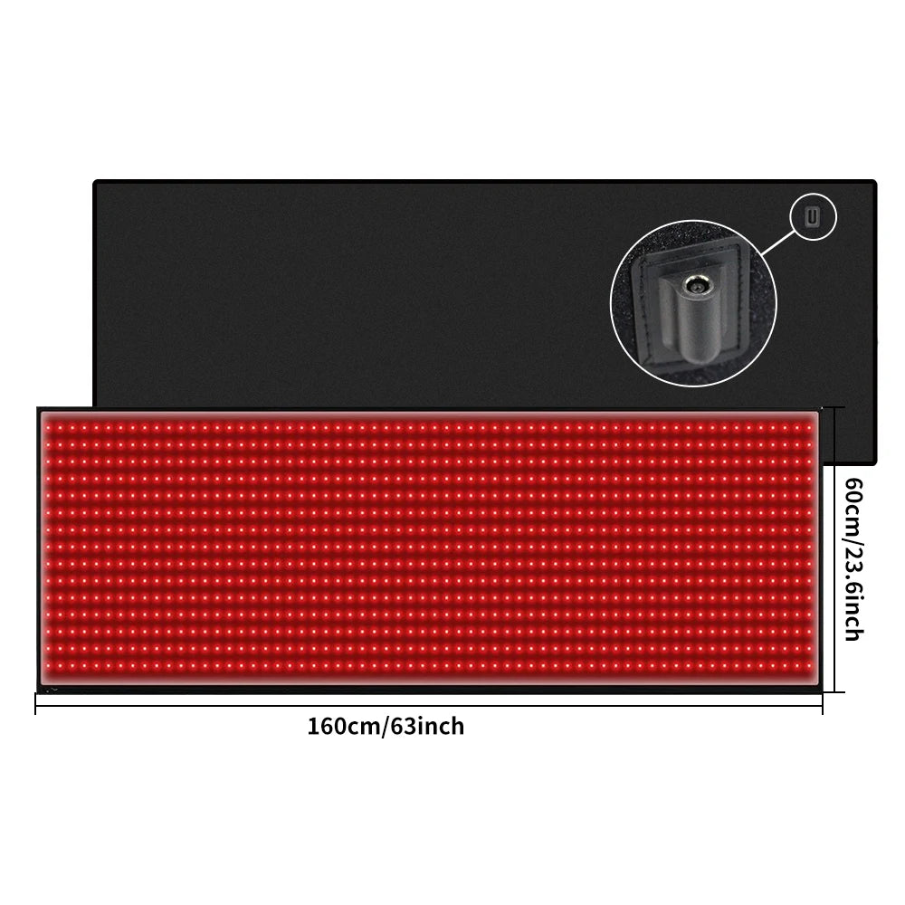 Full Body Light Therapy Mat With 945 LEDs 660nm 850nm