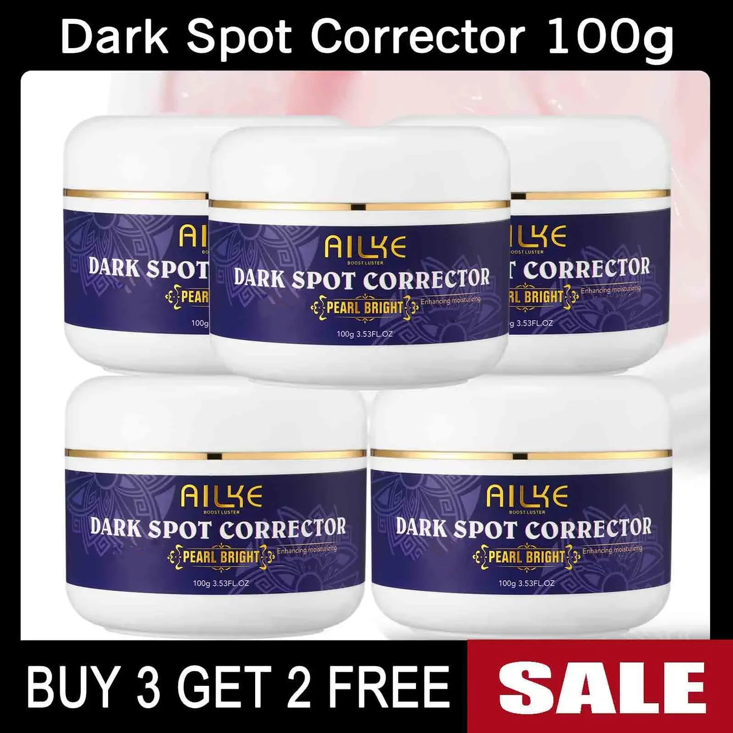AILKE Double Glutathione Dark Spots Remover Face Cream For Armpits