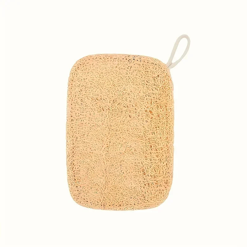 Natural Loofah Exfoliating Sponges 6pcs Bamboo Fiber Dish Cleaning