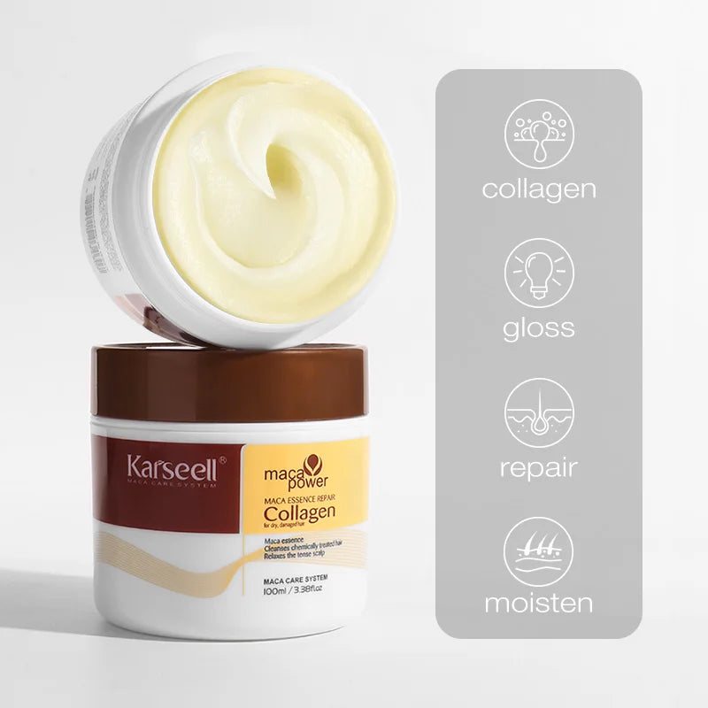 Karseell Hair Mask Travel Set Collagen Repair For Damaged Hair