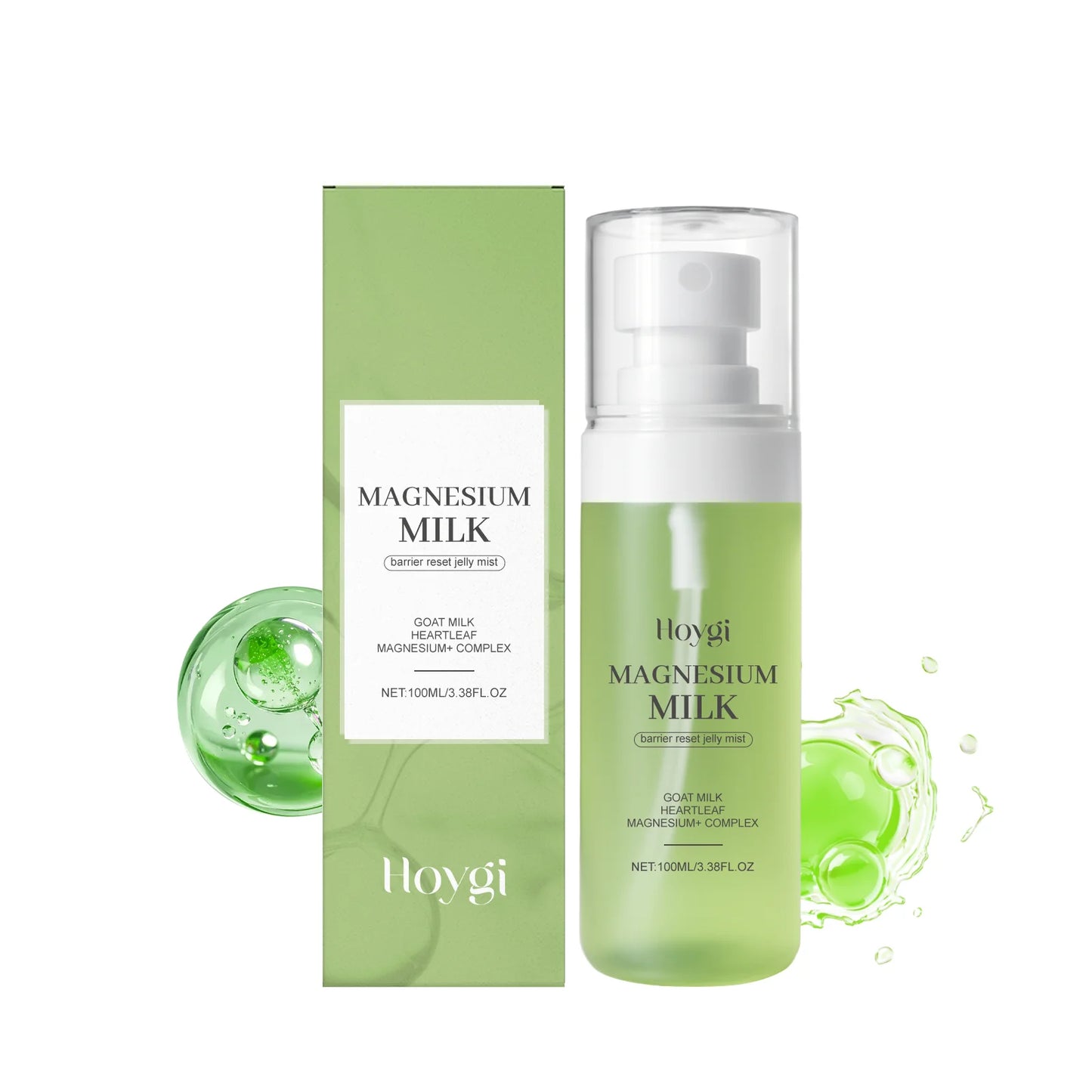 Hoygi Magnesium Milk Jelly Toner Mist Moisturizing Facial Spray