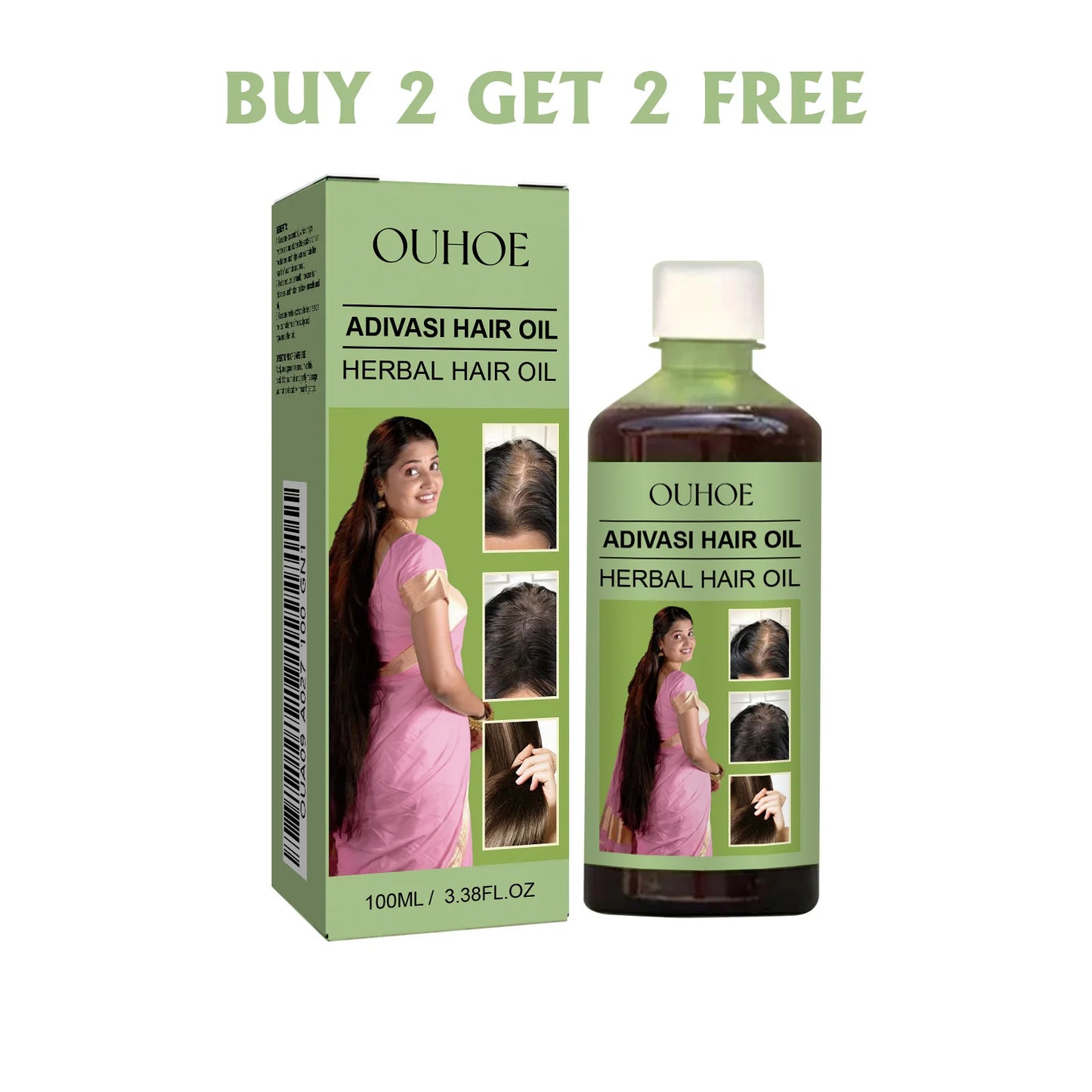 OUHOE Herbal Hair Care Oil For Scalp Nourishment And Strengthening