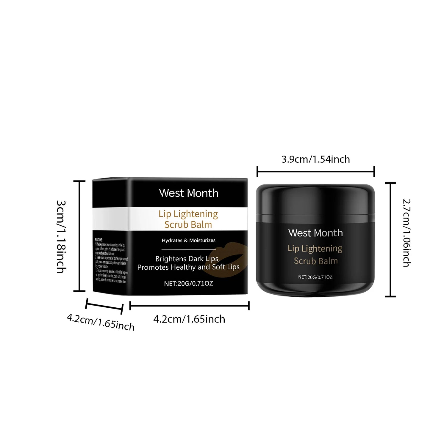 Moisturizing Lip Scrub Balm Nourishing Exfoliating Cream Remove Dead Skin Restoring Gloss