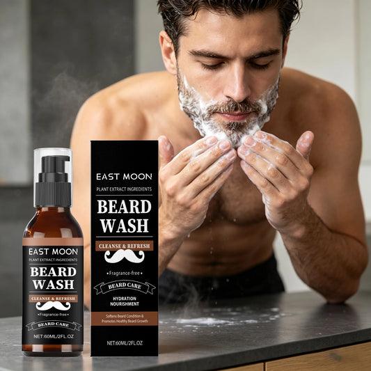 East Moon Premium Men Beard Wash Gel With Nourishing Oils