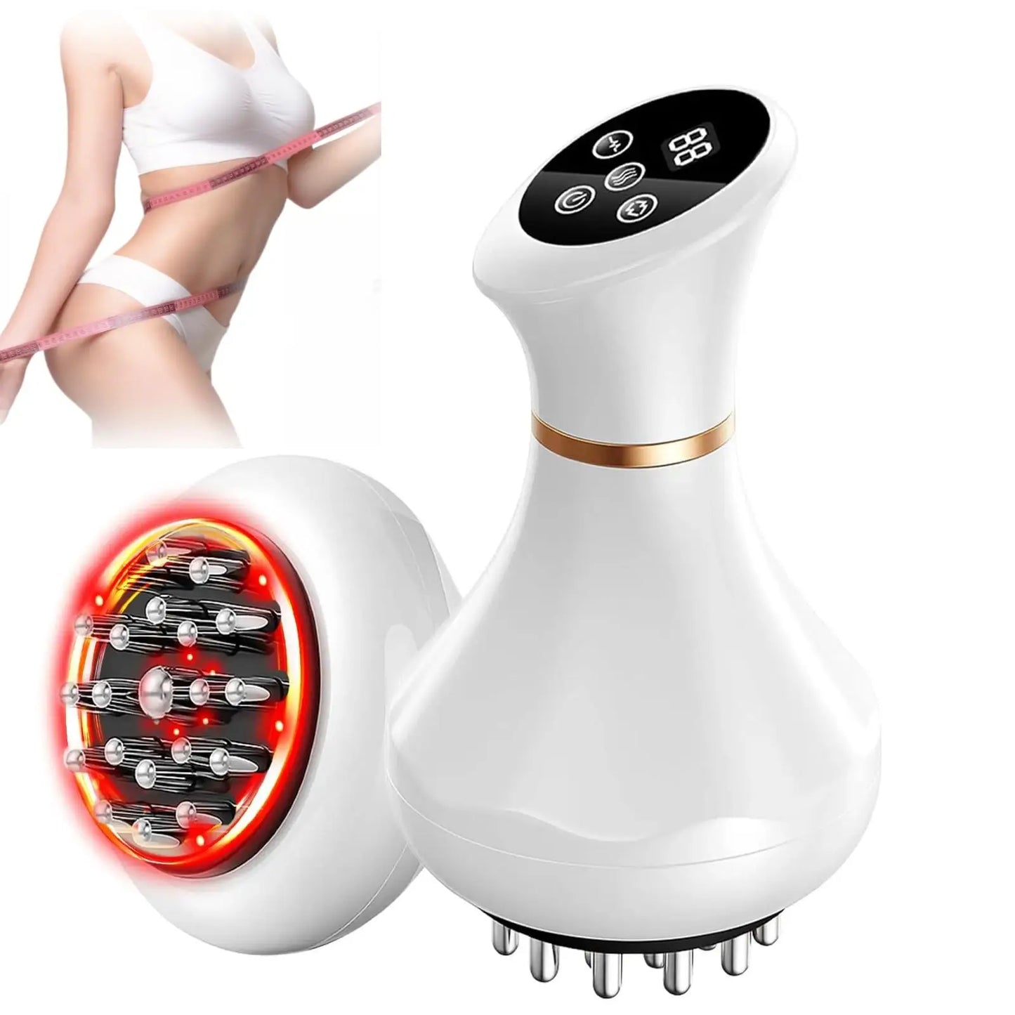 Jitesy Lymphatic Drainage Body Sculpting Massager With Heat Vibration