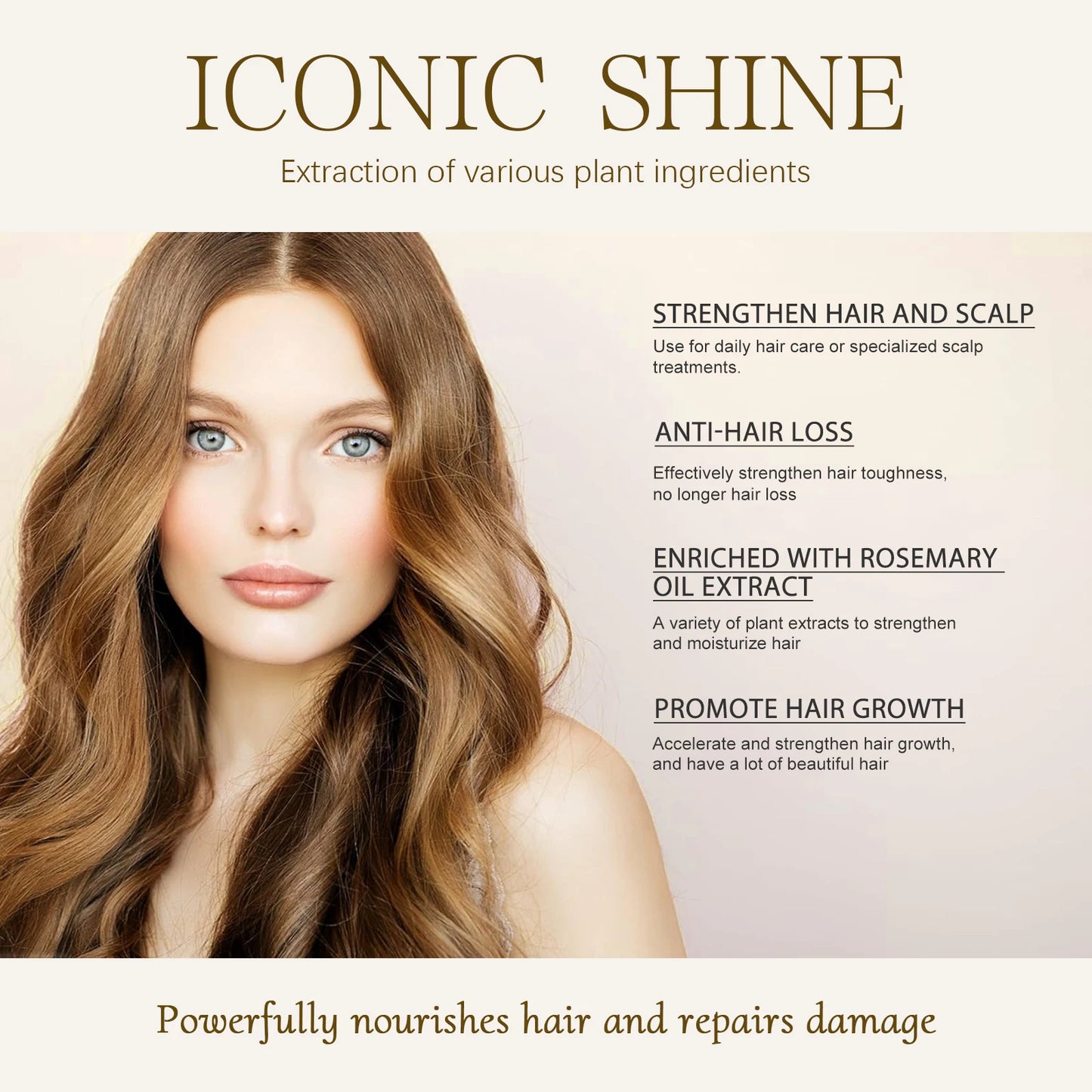 EELHOE Keratin Hair Serum For Smoothing Damaged Frizzy Hair Repair