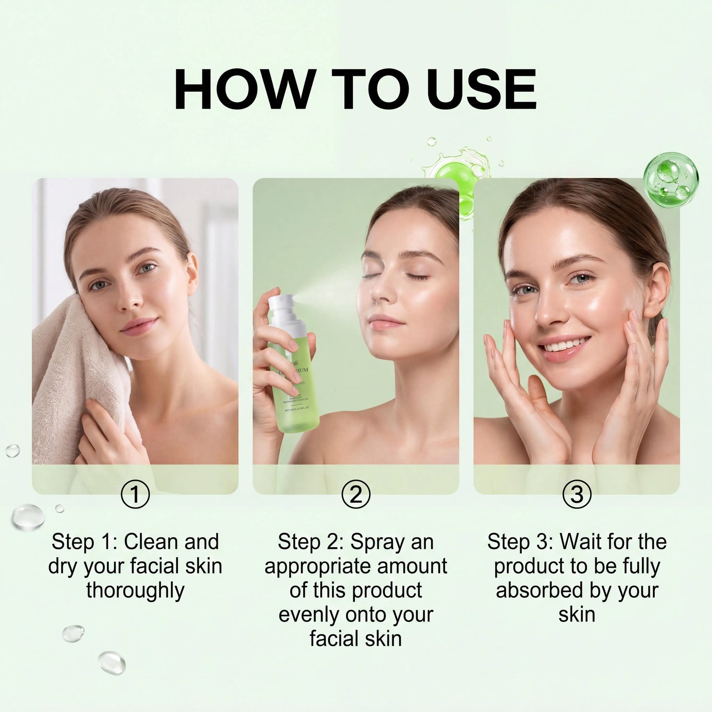 Hoygi Magnesium Milk Jelly Toner Mist Moisturizing Facial Spray