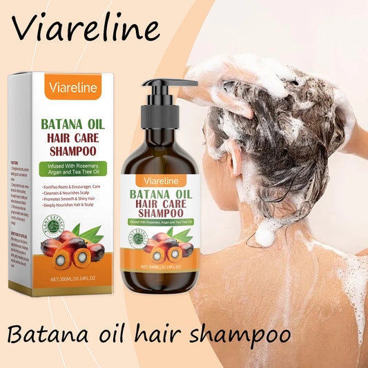 Viareline Batana Oil Hair Shampoo Gentle Cleansing Formula