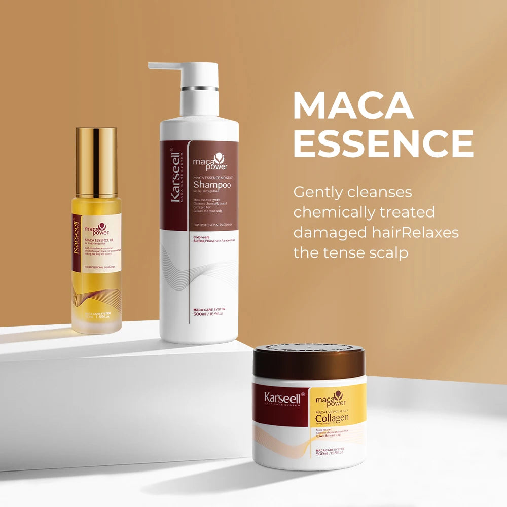 Karseell Collagen Hair Mask Argan Oil Shampoo Deluxe Set