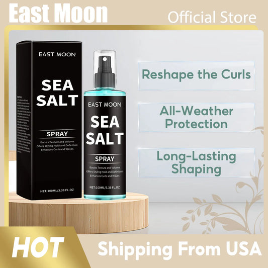 East Moon Sea Salt Hair Styling Spray Thickening Strong Hold