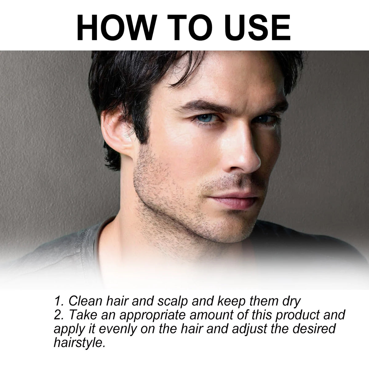 Hoegoa Men Strong Hold Hair Styling Wax For Moisturizing Scalp