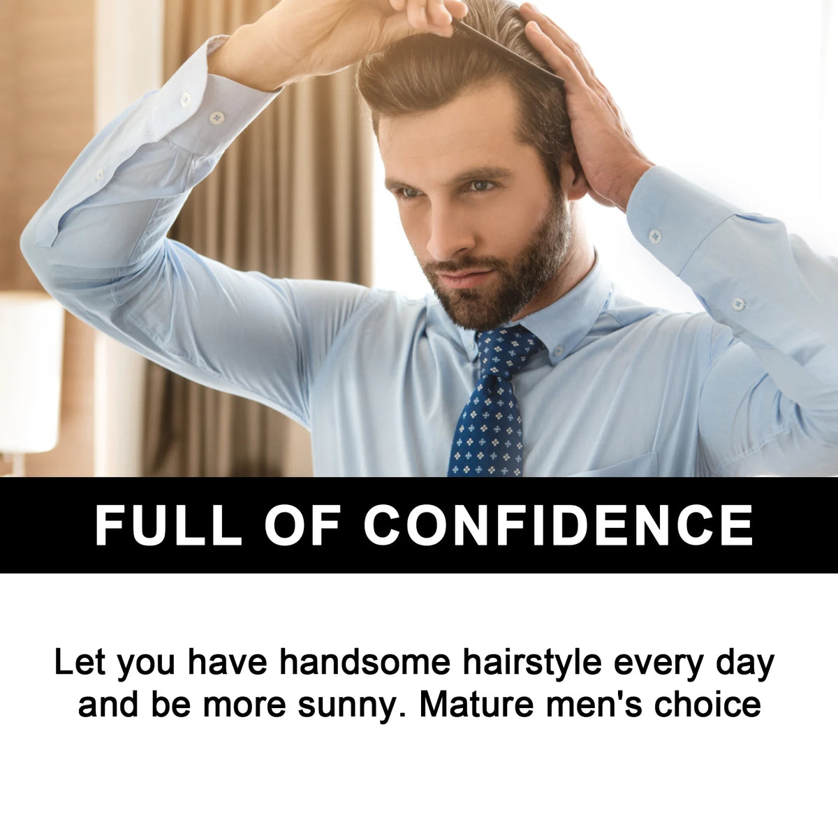 Hoegoa Men Strong Hold Hair Styling Wax For Moisturizing Scalp