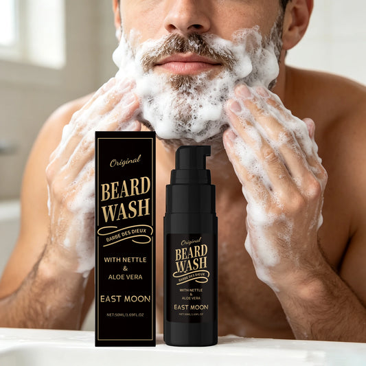 East Moon Men Bubble Beard Wash Gel Moisturizing And Refreshing