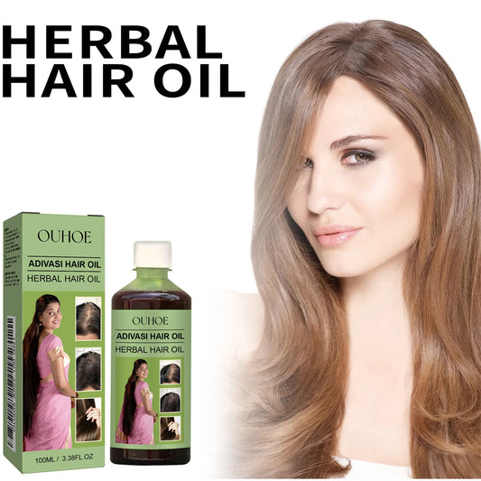 OUHOE Herbal Hair Care Oil For Scalp Nourishment And Strengthening