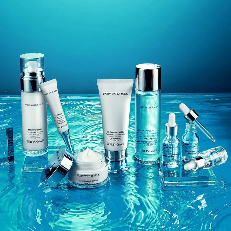 Premium Collagen Face Care Kit With Cleanser Serum And Cream