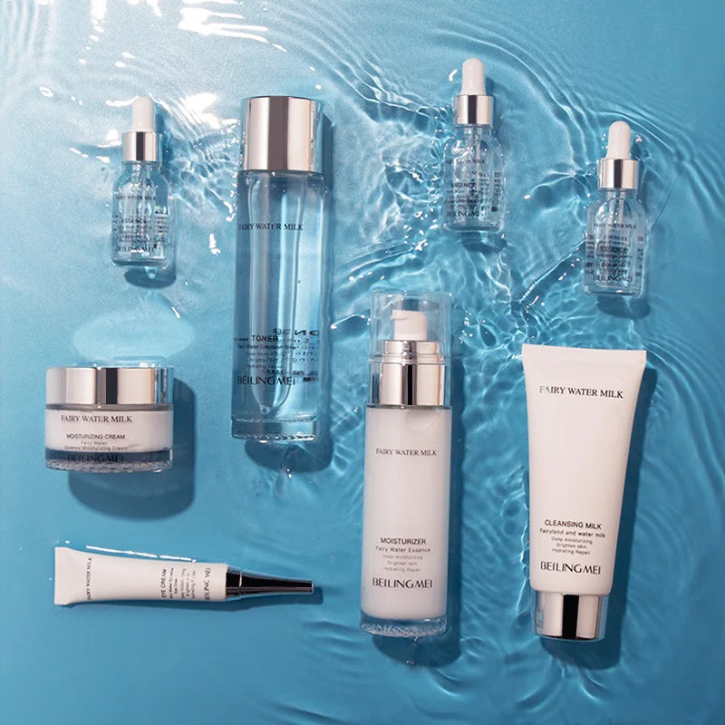 Premium Collagen Face Care Kit With Cleanser Serum And Cream