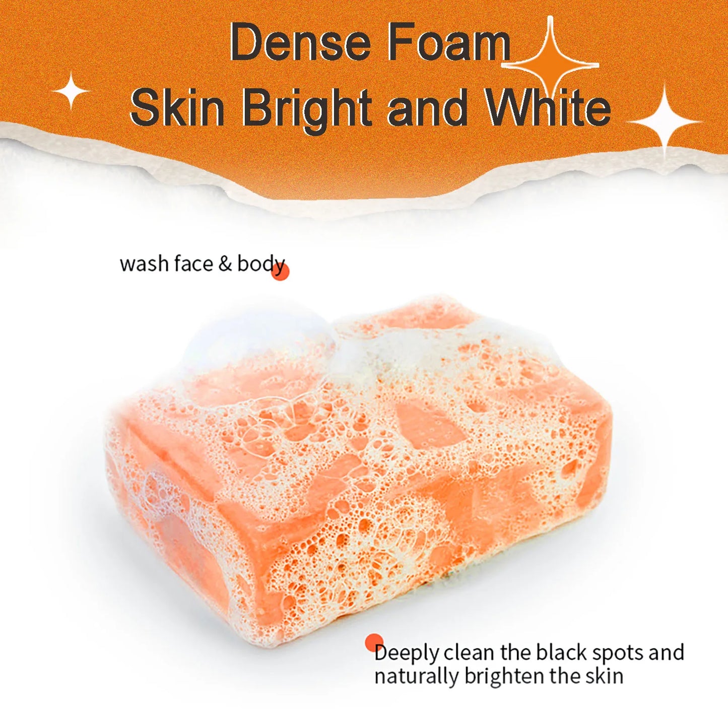 AILKE Papaya Whitening Soap Kojic Acid Hyaluronic For Dark Spots