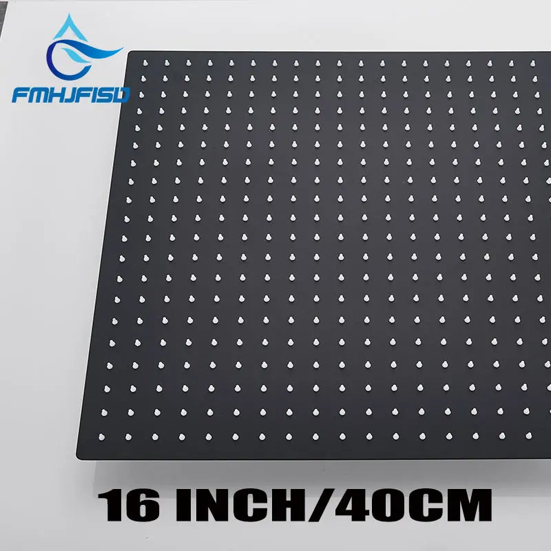 Fmhjfisd Square Ultrathin Ceiling Mount Shower Head Stainless Steel