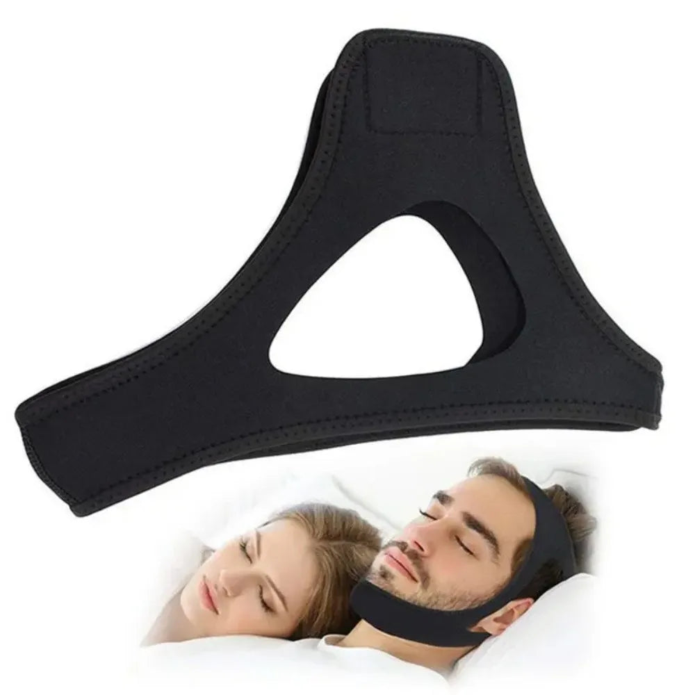 Cotton Anti Snoring Chin Rest For Open Mouth Sleep Correction