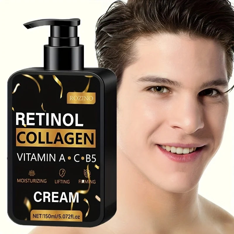 Retinol Collagen Face Cream Vitamin C B5 Anti Aging Moisturizer