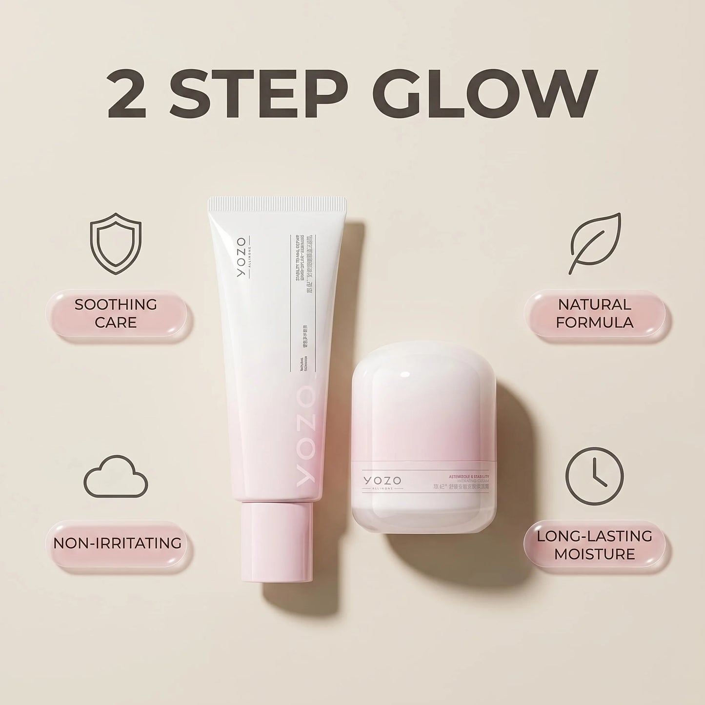 Deep Cleansing And Moisturizing Facial Skincare Duo Set