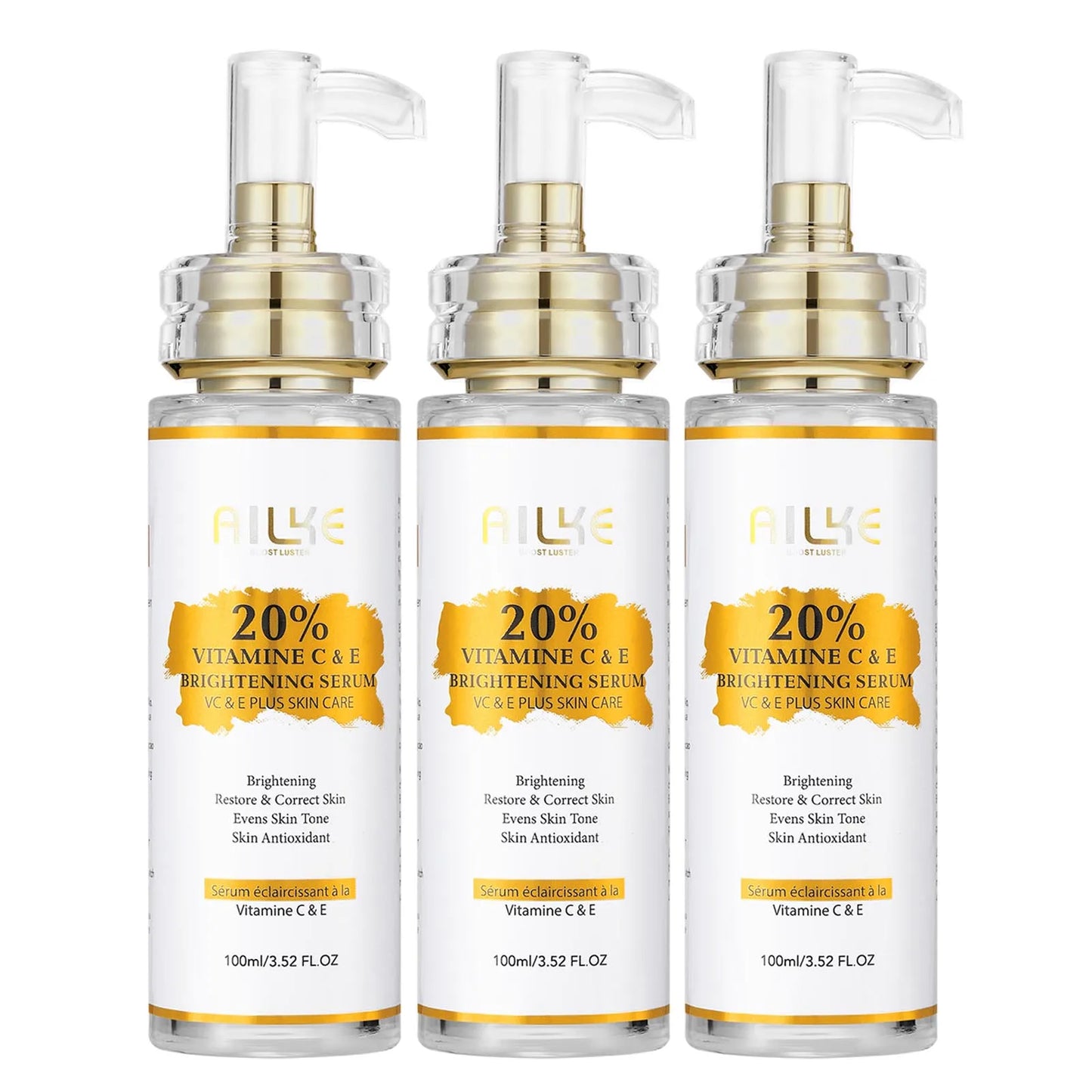AILKE Vitamin C Set Brightening Skincare Kit For Radiant Complexion