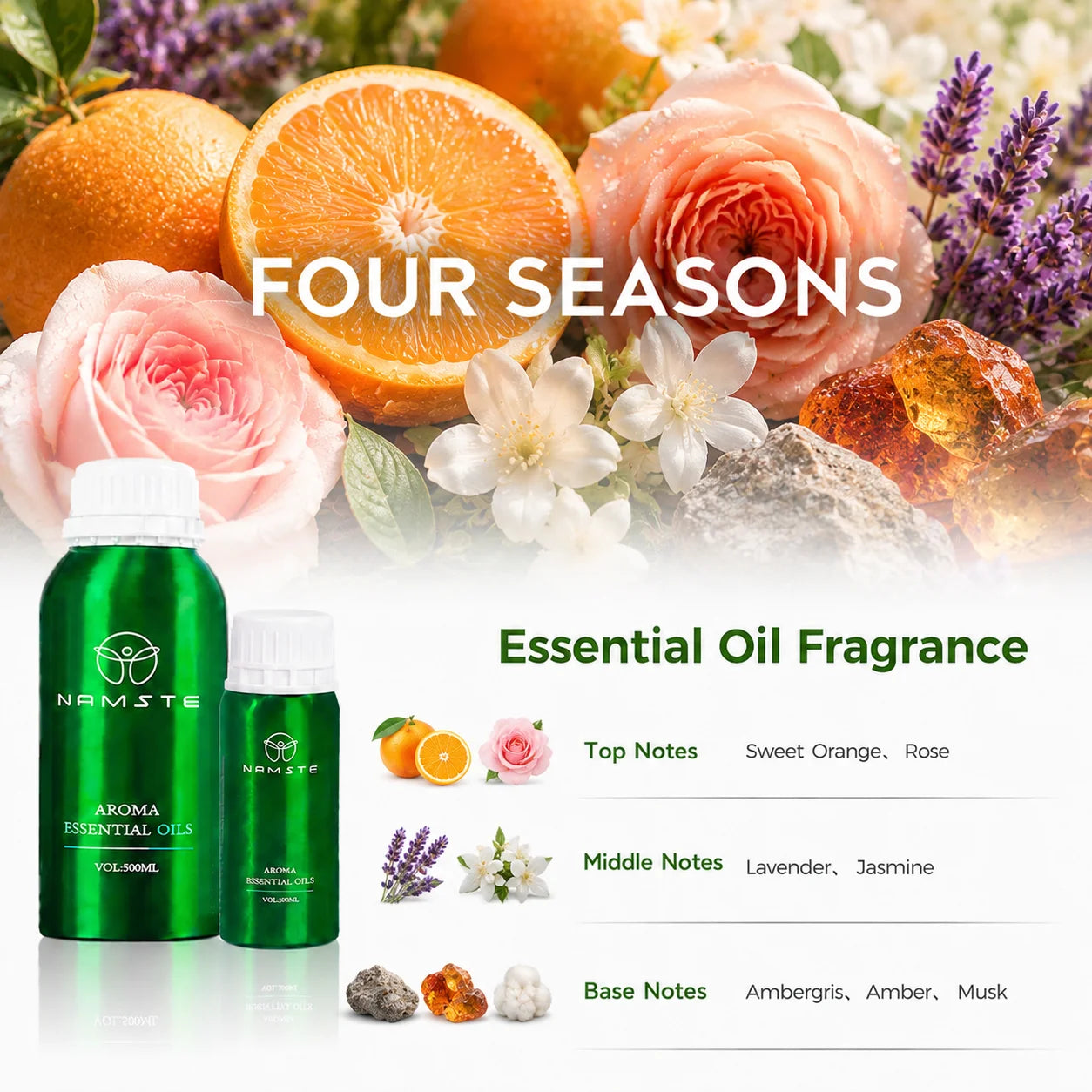 Namste Jasmine Room Fragrance Oil For Hotel And Home Diffusers