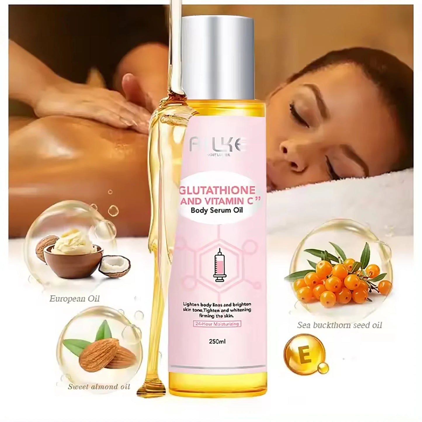 AILKE Glutathione Vitamin C Kit Whitening Lotion Moisturizing Cream