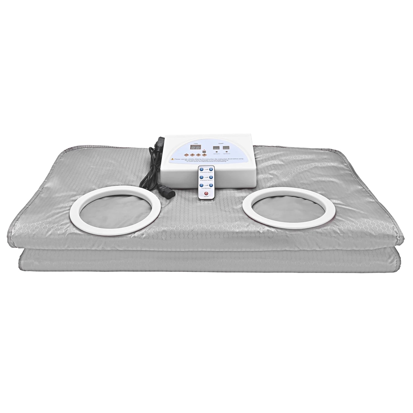 2 Zone Thermal Sauna Blanket For Weight Loss And Detox Therapy