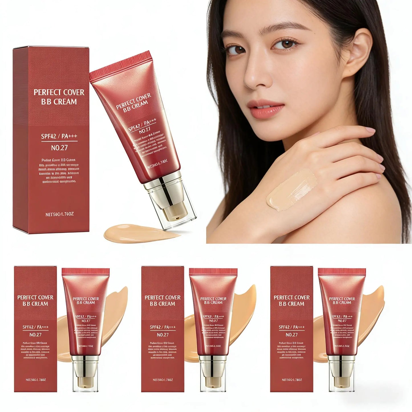BB Cream Concealer Brightening Moisturizing Long Lasting Hydrating
