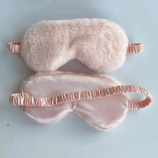 Soft Plush Sleeping Mask Eye Cover For Sleep And Nap