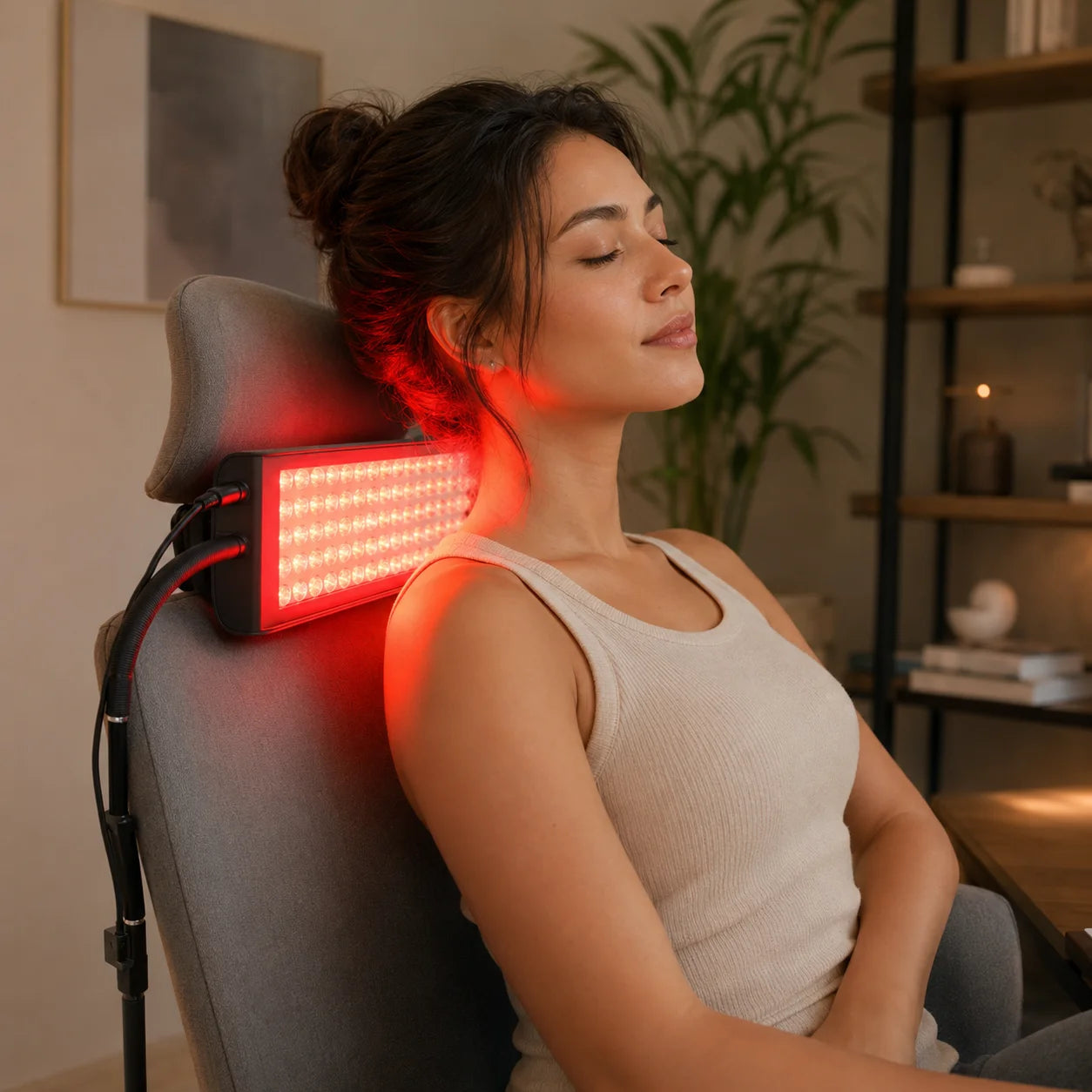 Light Therapy Lamp With Adjustable Stand Infrared 660nm 850nm