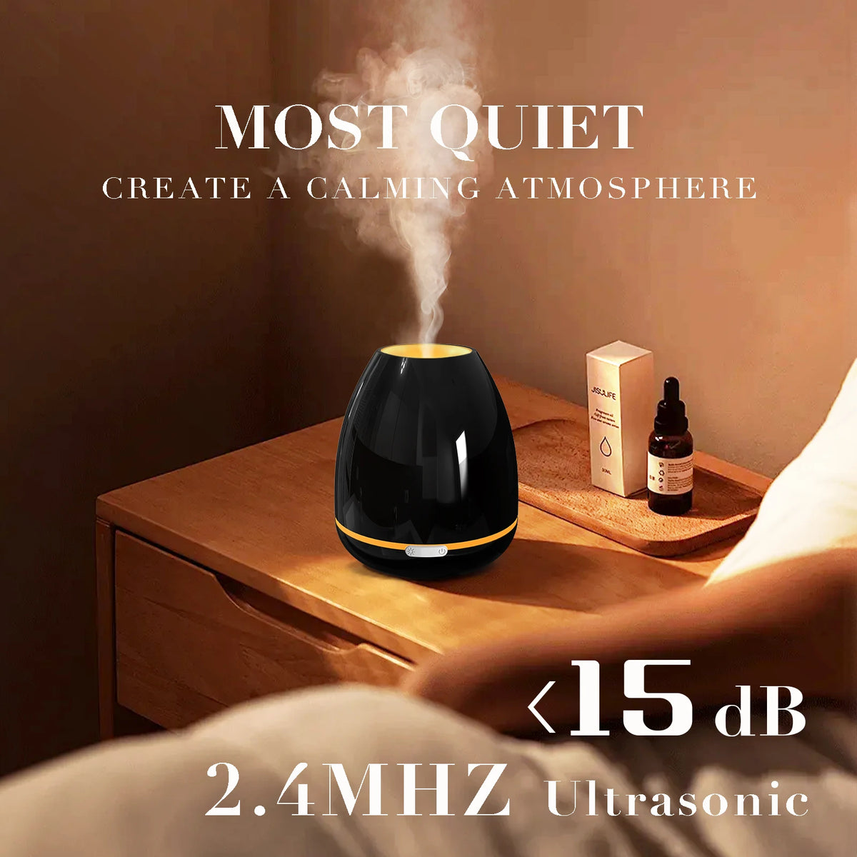 Fashome Ultrasonic Aromatherapy Diffuser Cool Mist Humidifier for Essential Oils