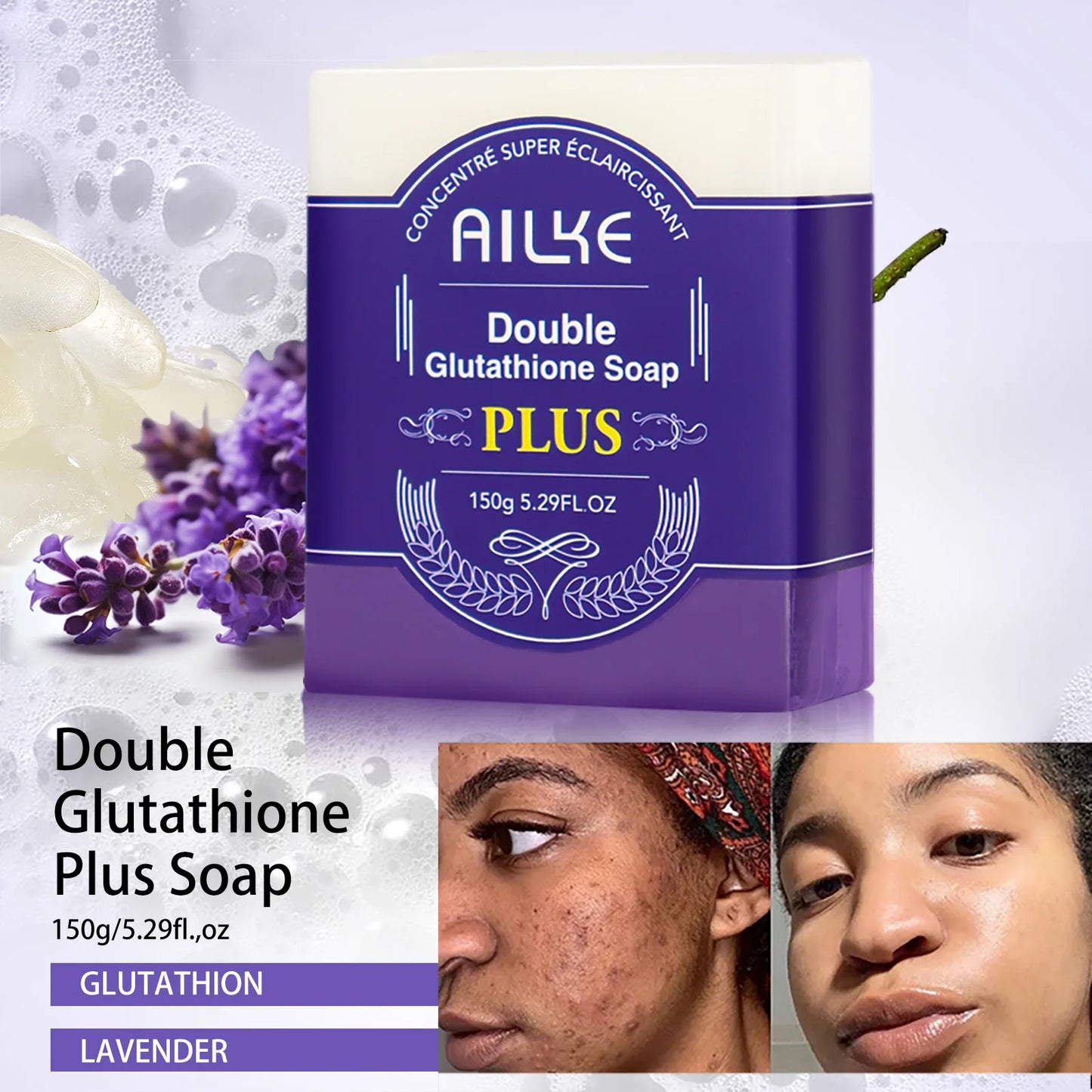 AILKE Glutathione Plus Skin Care Set Advanced Lightening Lotion
