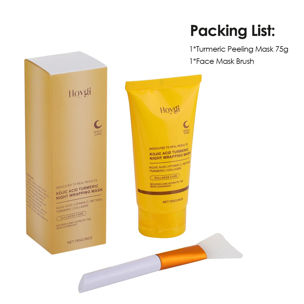 Ms.Dear Kojic Acid Turmeric Overnight Peel Off Brightening Face Mask