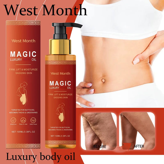 West Month Firming Body Oil For Glowing Skin Anti Cellulite