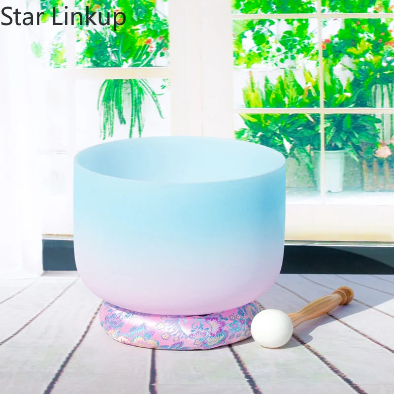 Crystal Singing Bowls Set for Meditation and Sound Healing