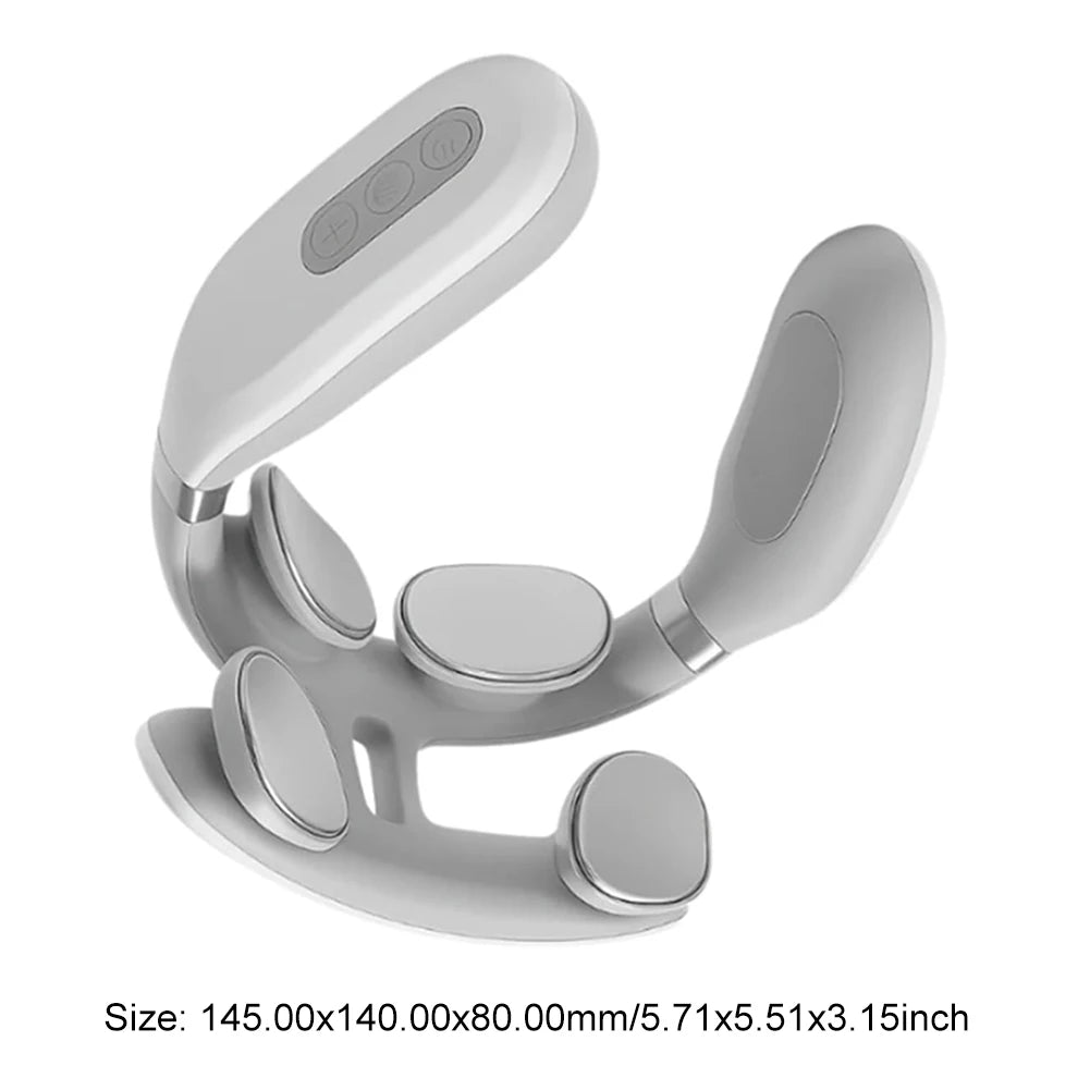 Portable 4 Head Rechargeable Vibration Back Massager For Muscle Relax