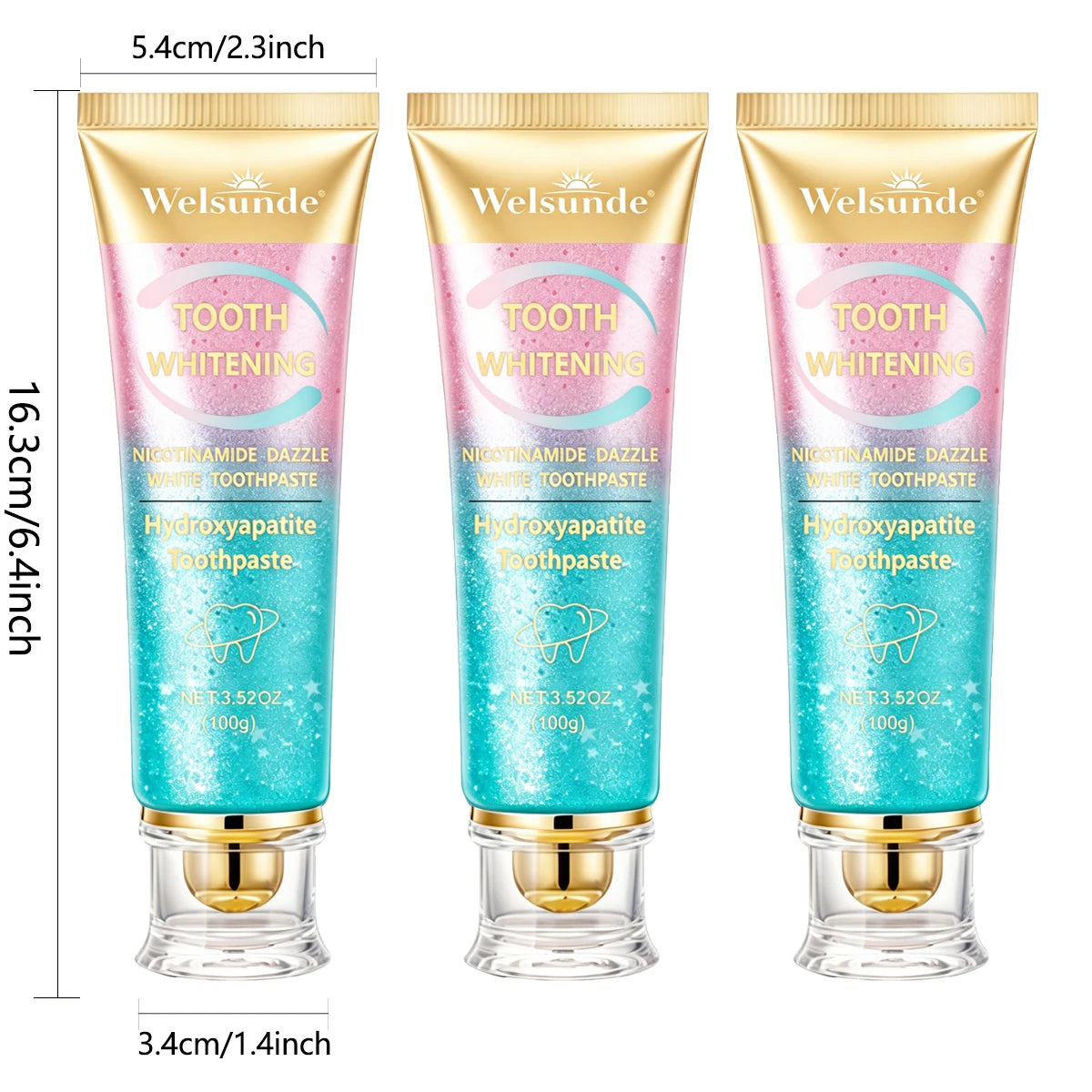 Welsunde Teeth Whitening Nicotinamide Toothpaste For Fresh Breath