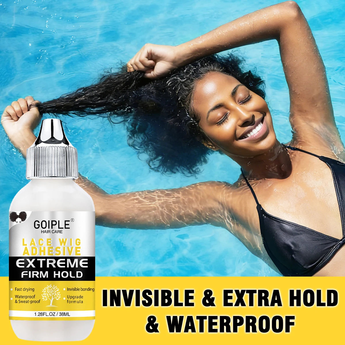 Goiple Complete Wig Install Kit With Lace Glue Melting Spray