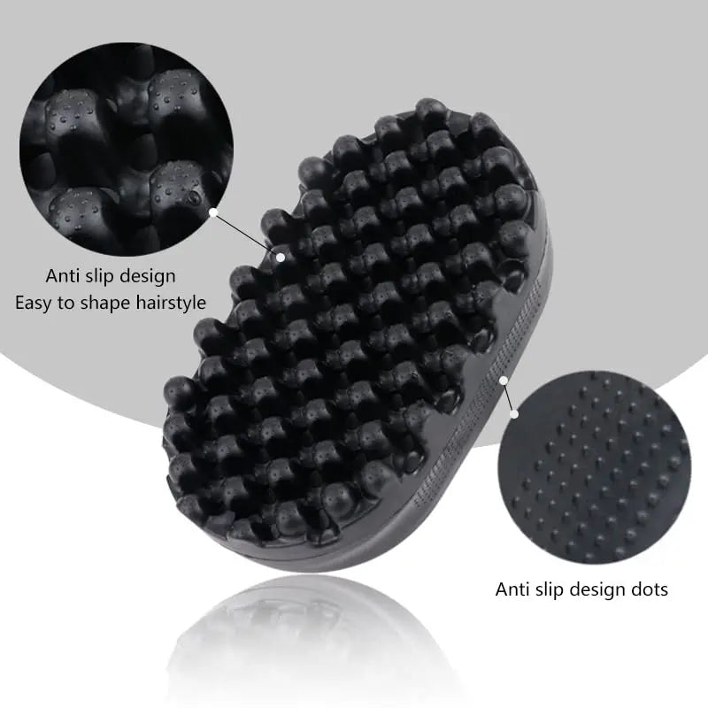 Magic Twist Hair Brush Silicone Mini Portable For Curly Hair