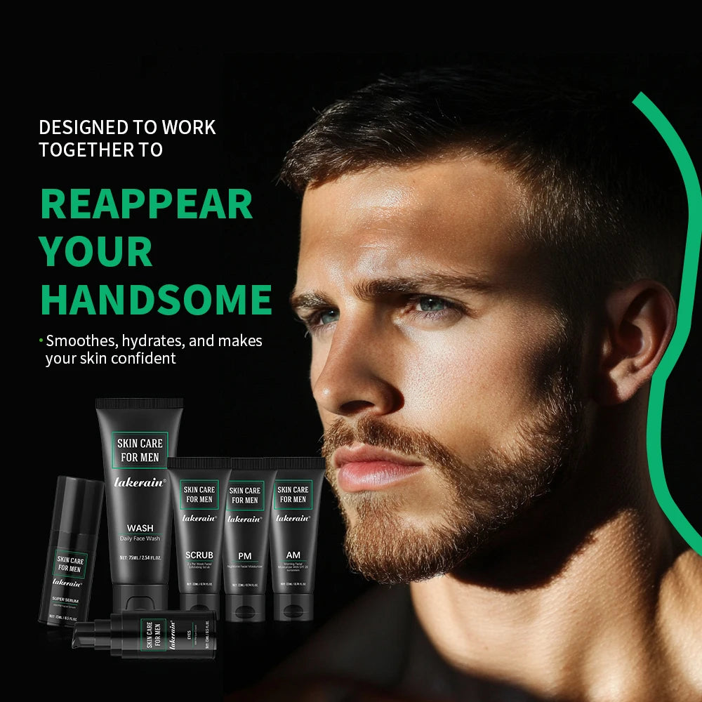 Ibccncndc Men Deep Cleansing Face Wash And Moisturizer Kit